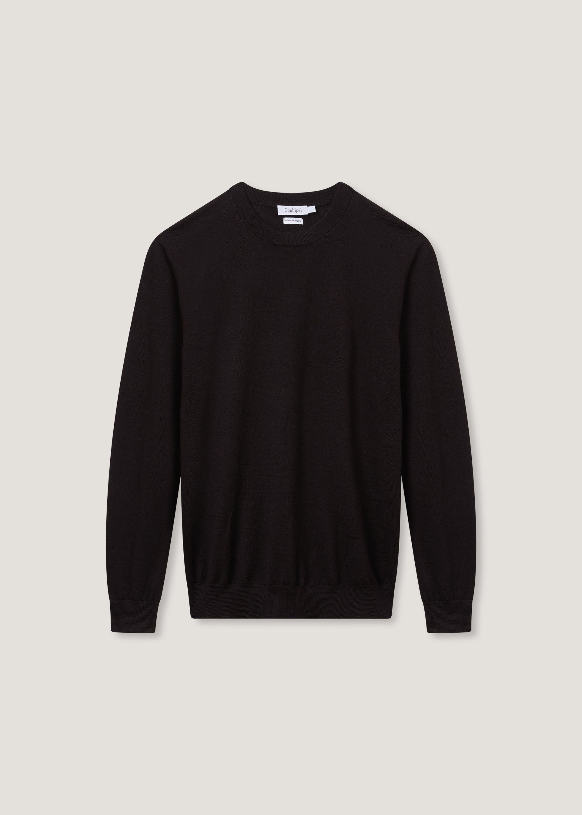 Maglia girocollo in lana merino