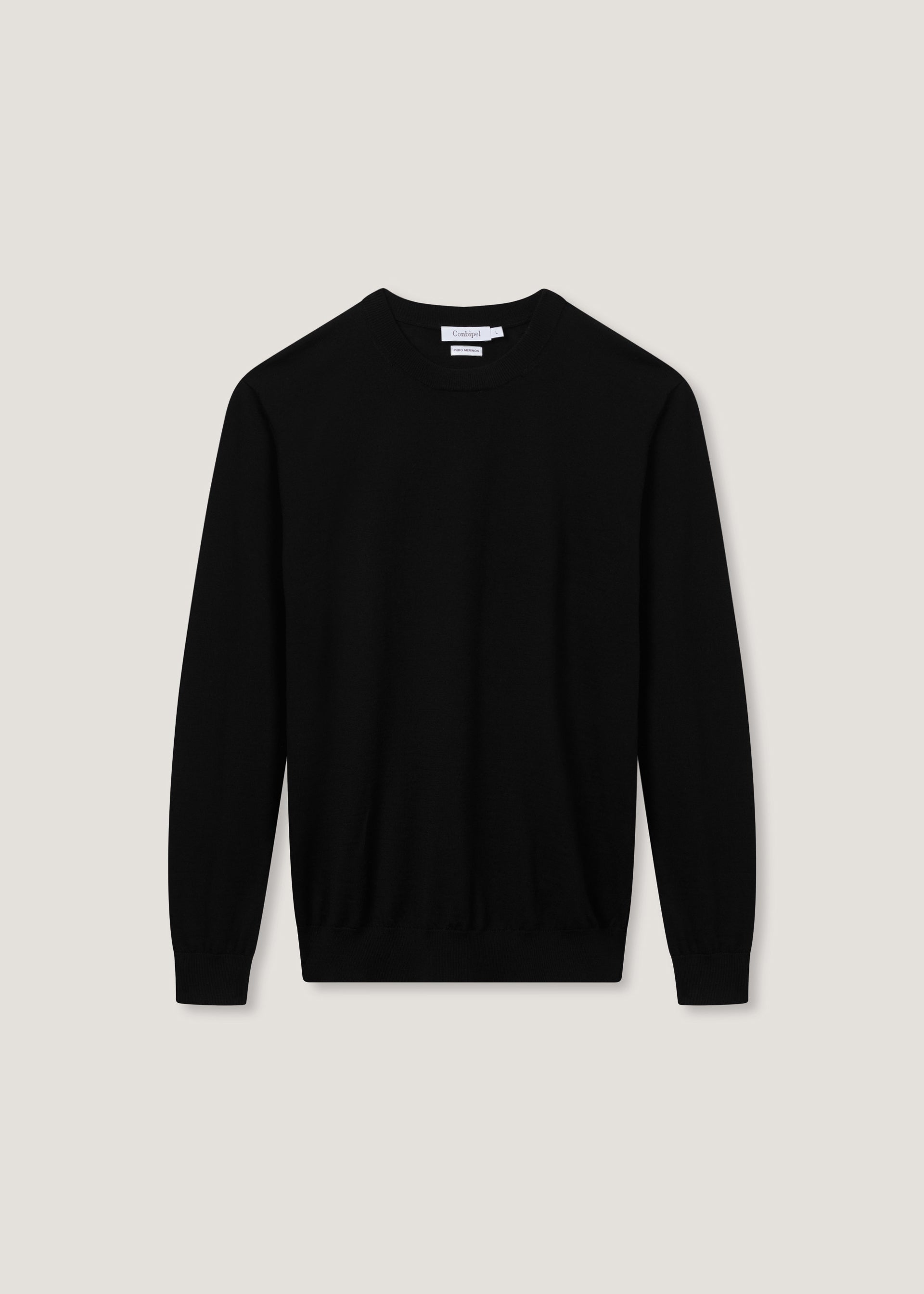 Maglia girocollo in lana merino