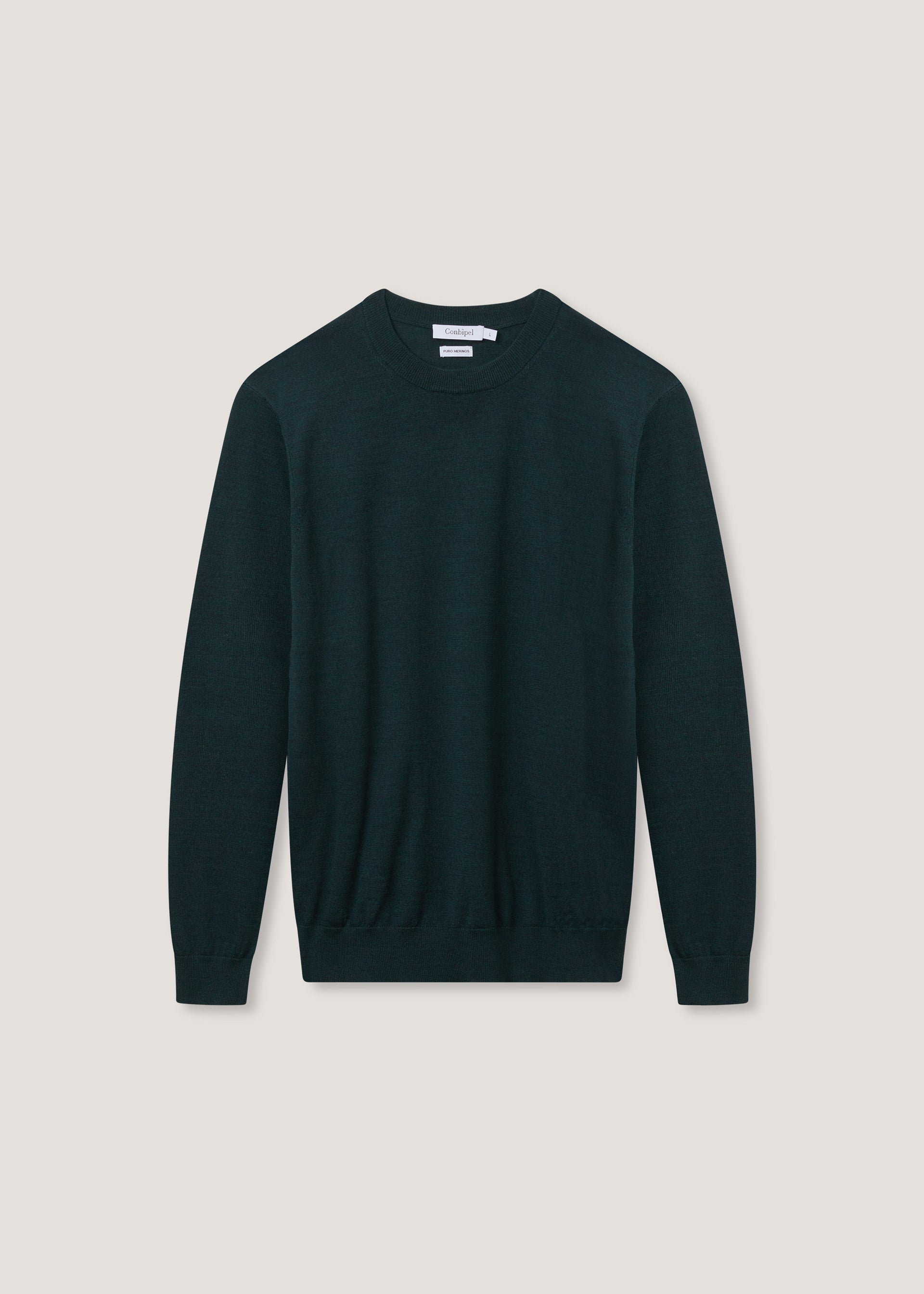 Maglia girocollo in lana merino