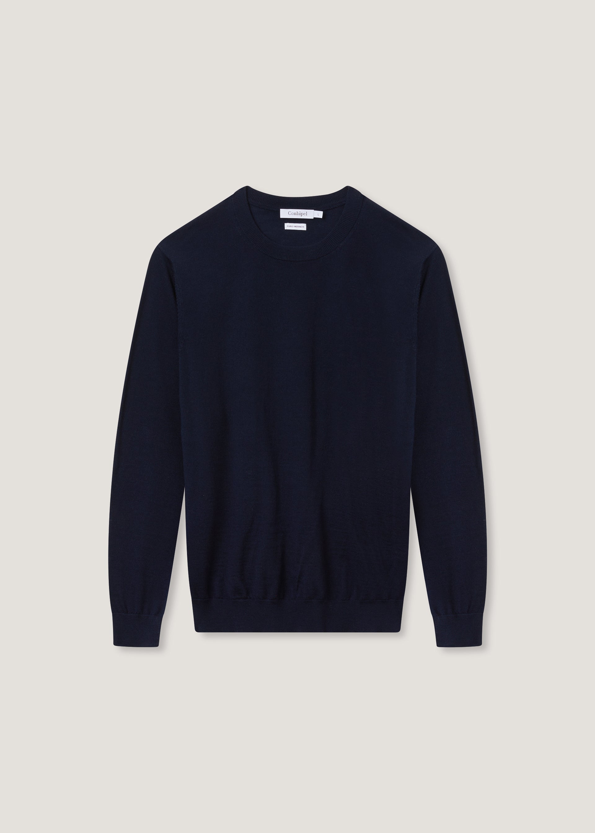 Maglia girocollo in lana merino