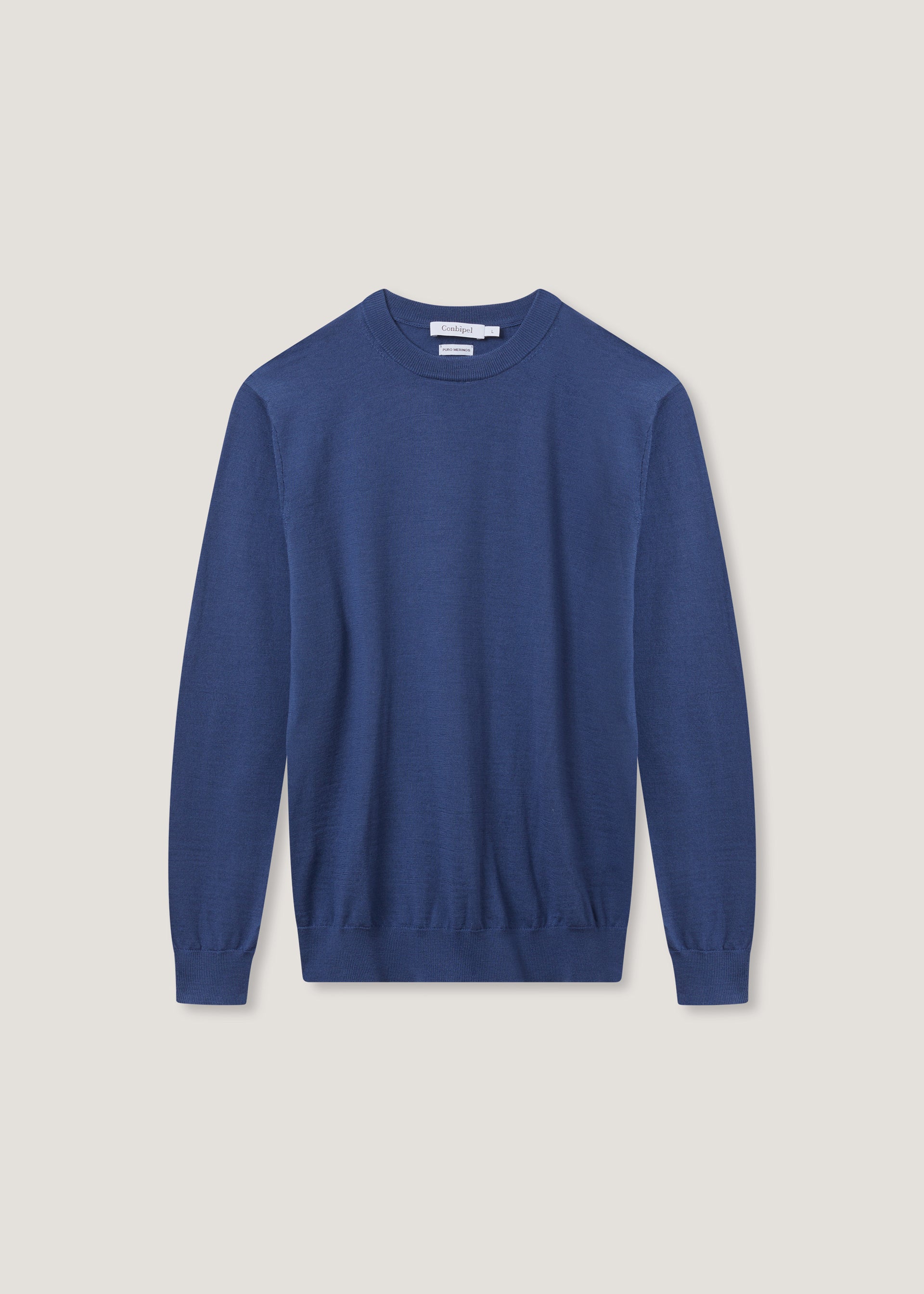 Maglia girocollo in lana merino