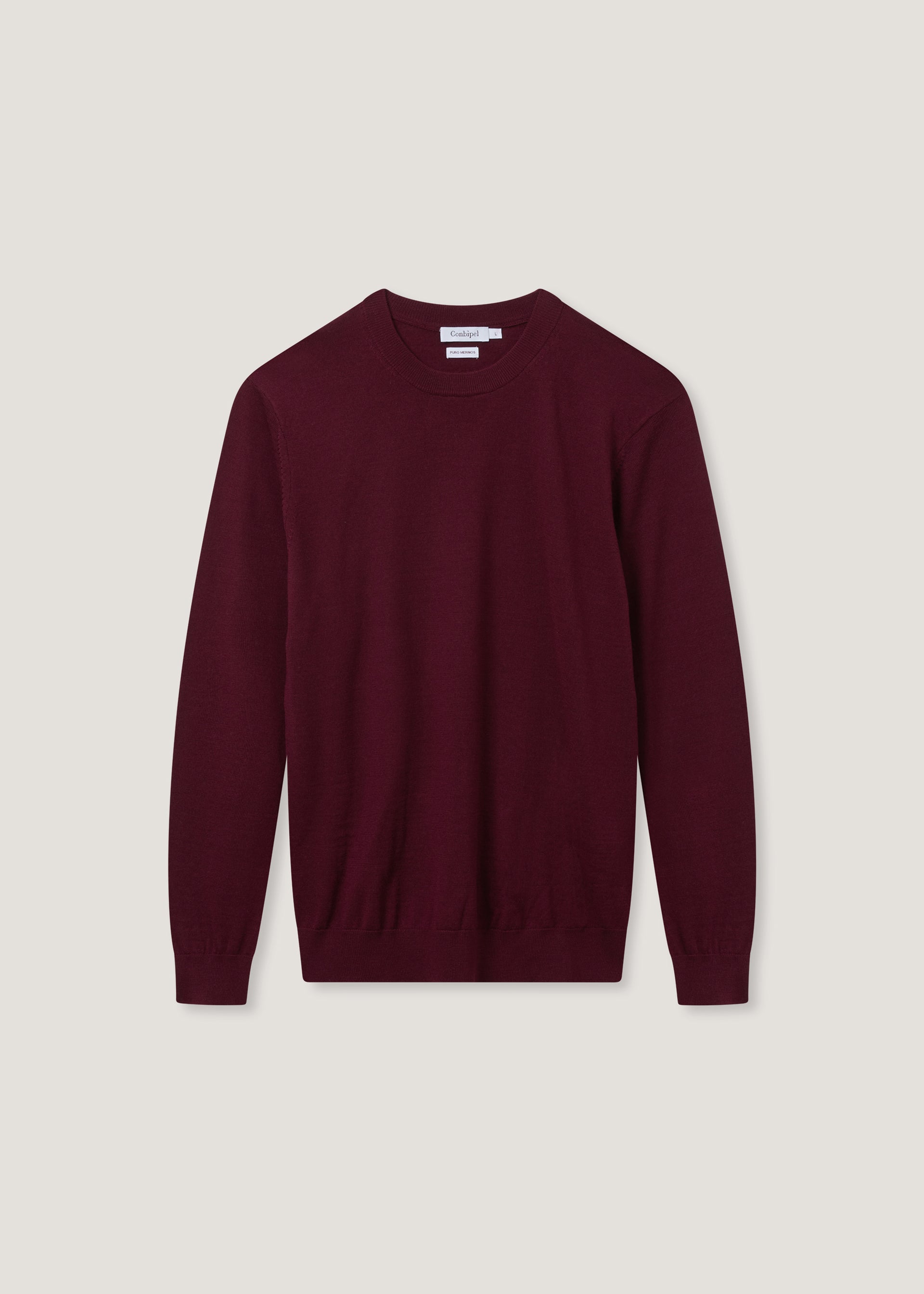 Maglia girocollo in lana merino