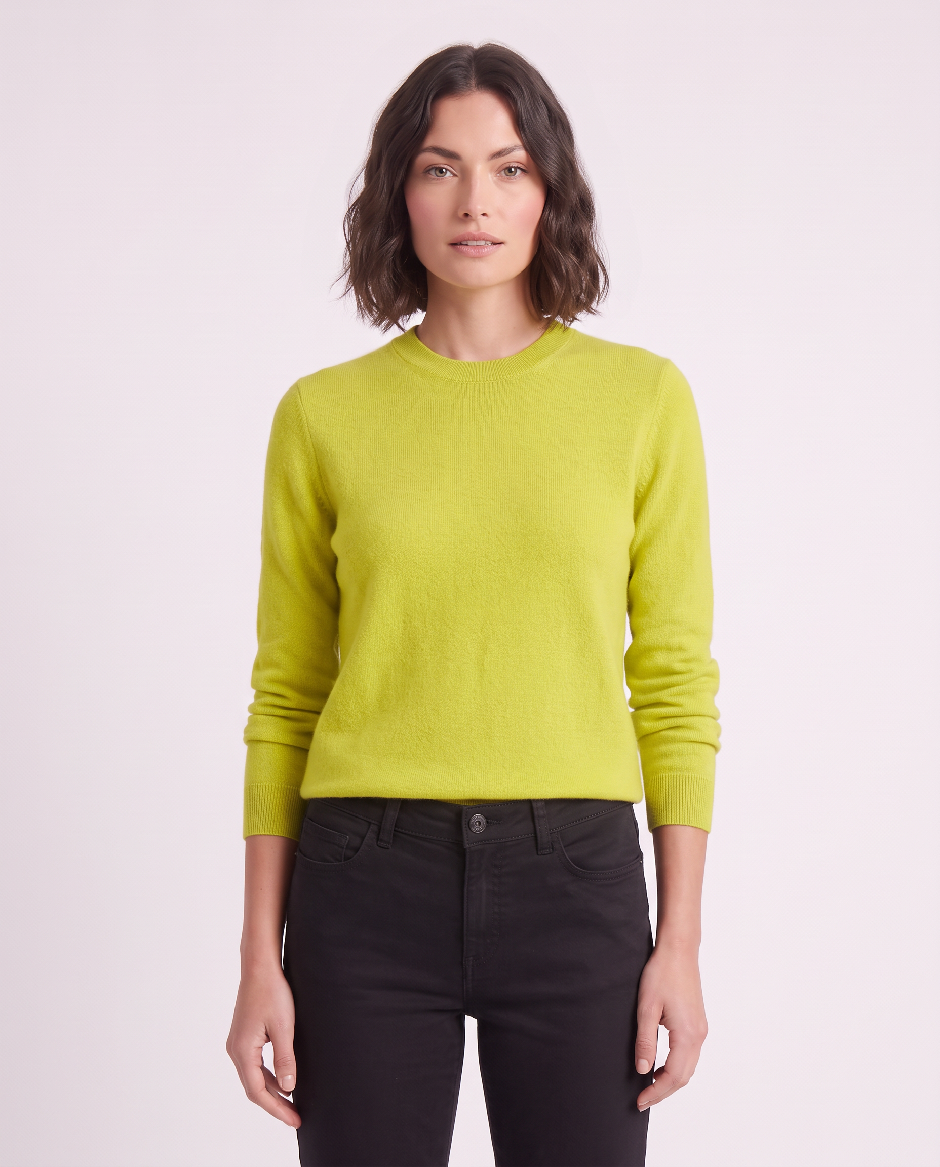 Maglione girocollo in cashmere