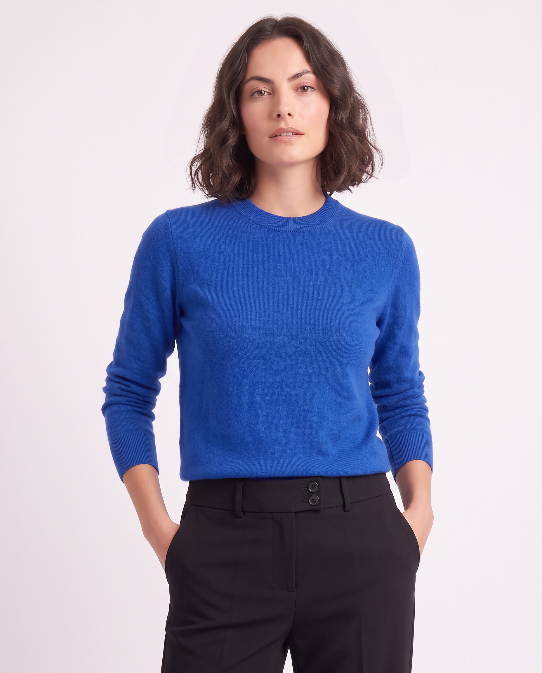 Maglione girocollo in cashmere