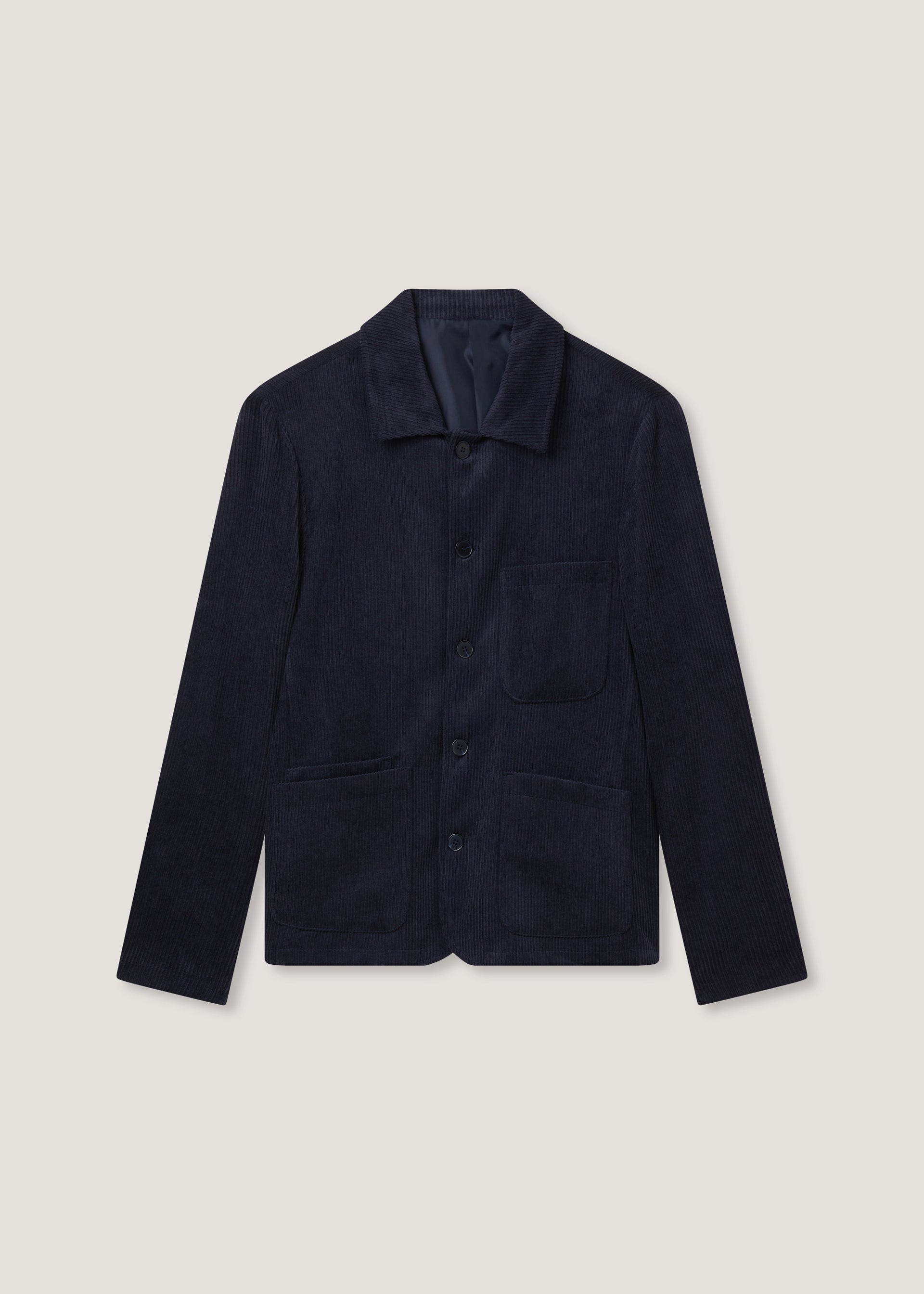 Giacca camicia in velluto