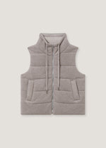 Gilet imbottito in doppio tessuto