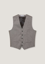 Gilet con motivo pied de poule