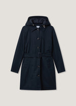 Trench con cappuccio
