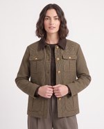 Cappotto Sahariana con motivo check