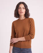 Maglia girocollo in misto lana