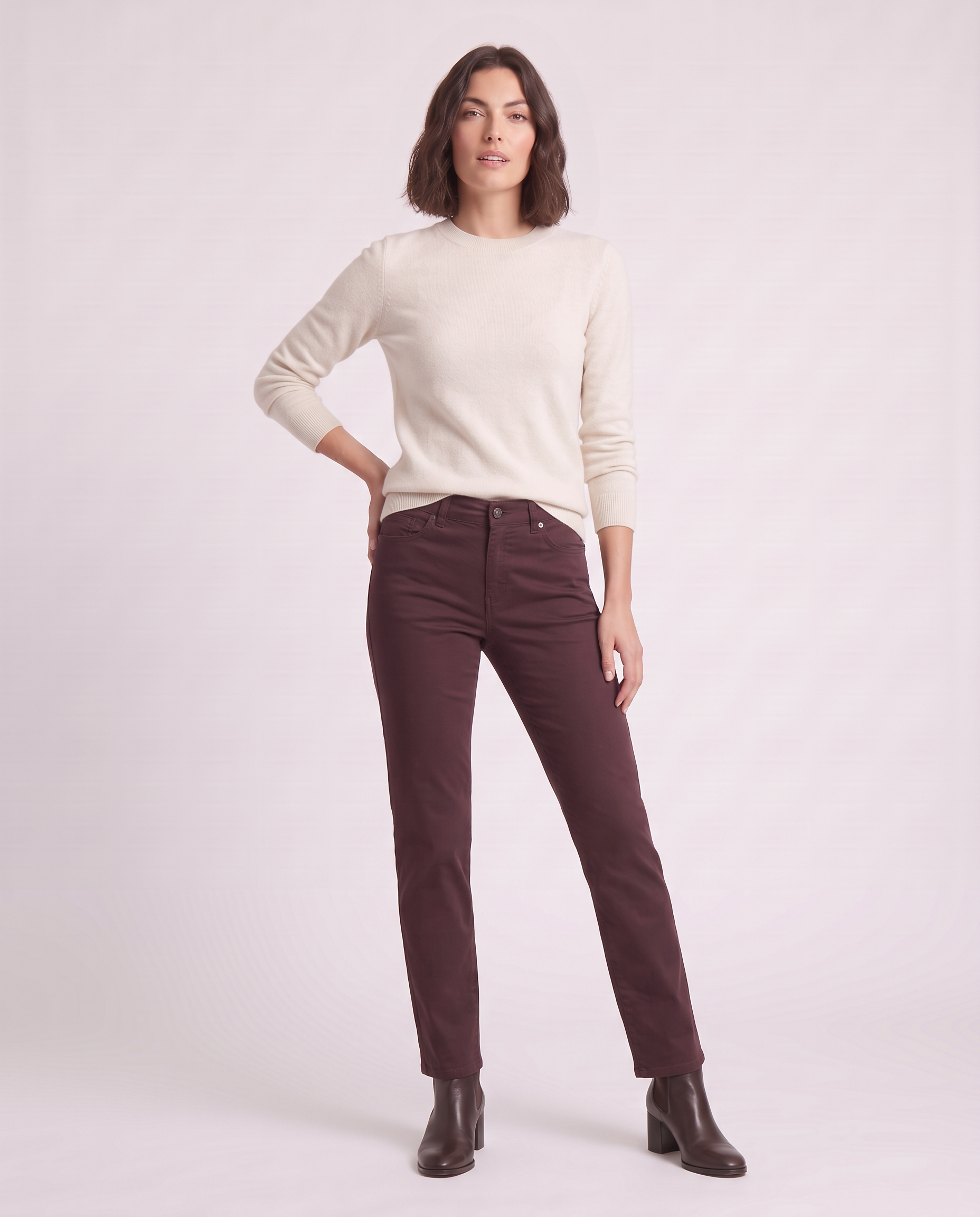 Pantalone con vestibilità aderente