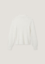 Maglione con collo alto e pailettes