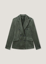 Blazer doppio petto in velluto