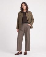 Pantaloni a gamba larga con pinces