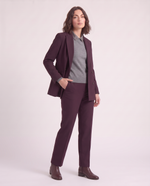 Pantaloni sigaretta con due bottoni