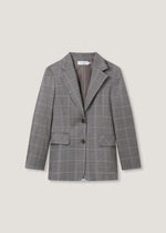 Giacca check con due bottoni