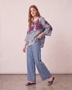 Blusa over in lino