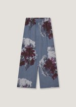 Pantaloni in lino stampato