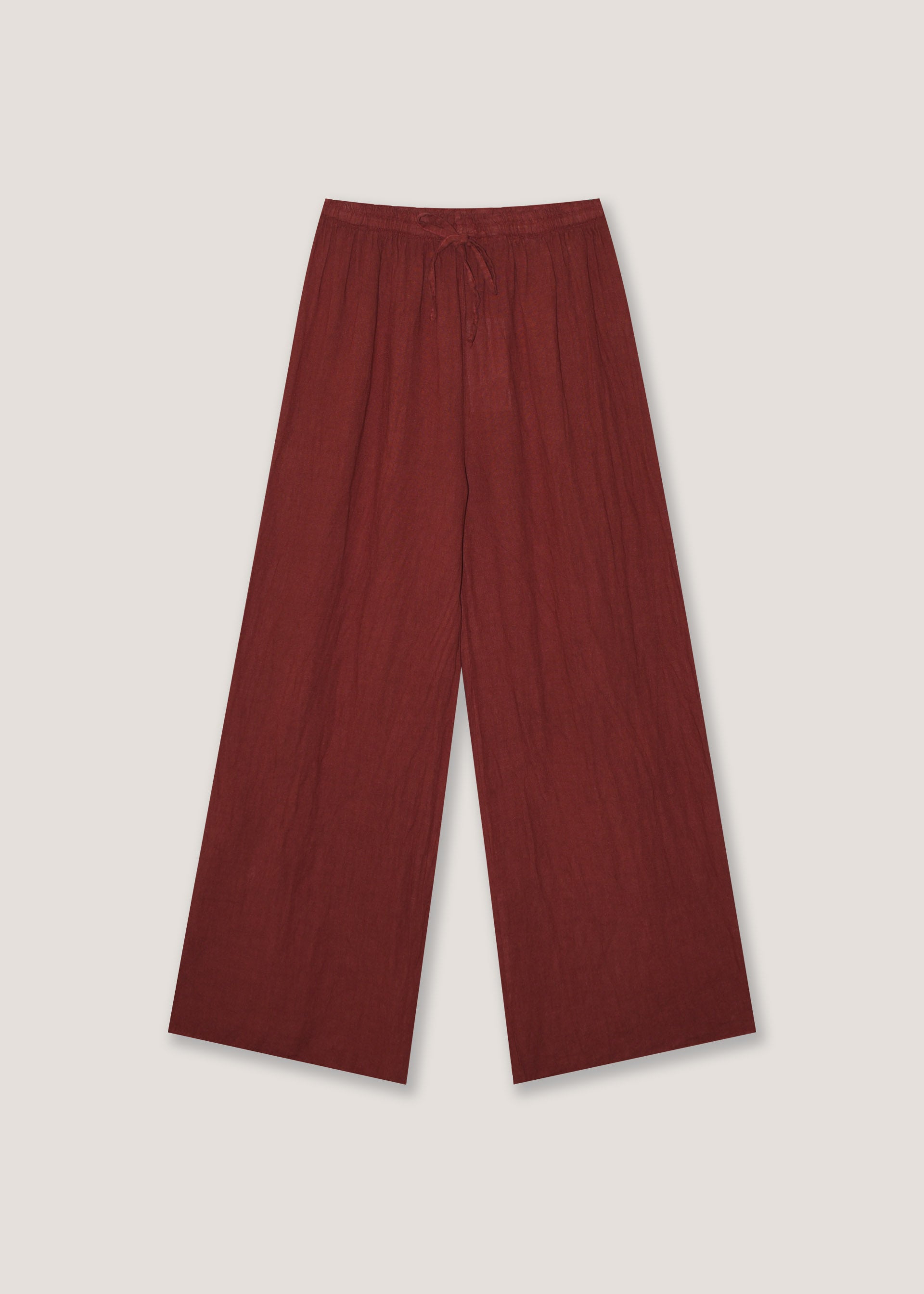 Pantaloni ampi in lino