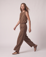 Pantaloni ampi in viscosa