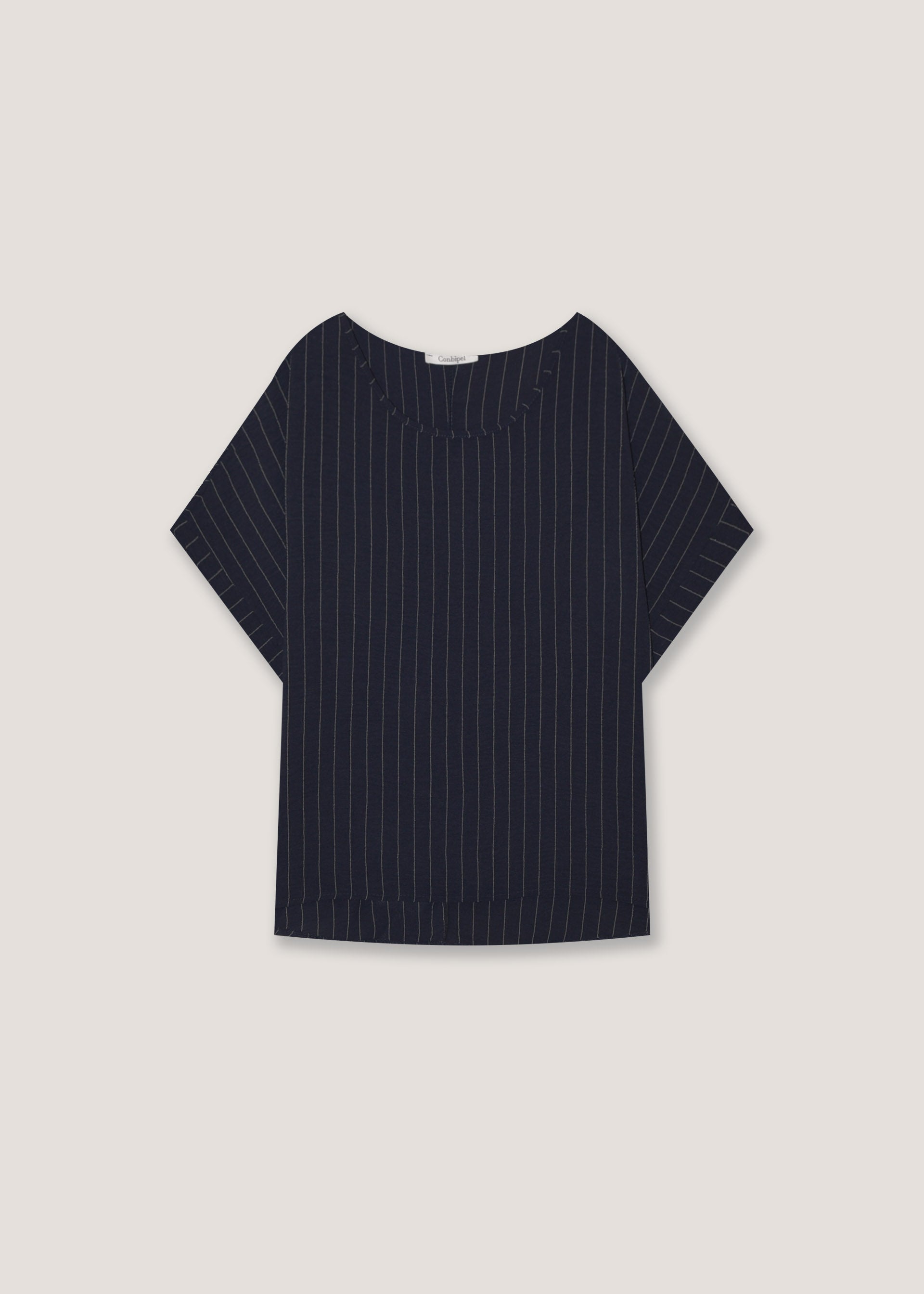 Blusa over in crepe