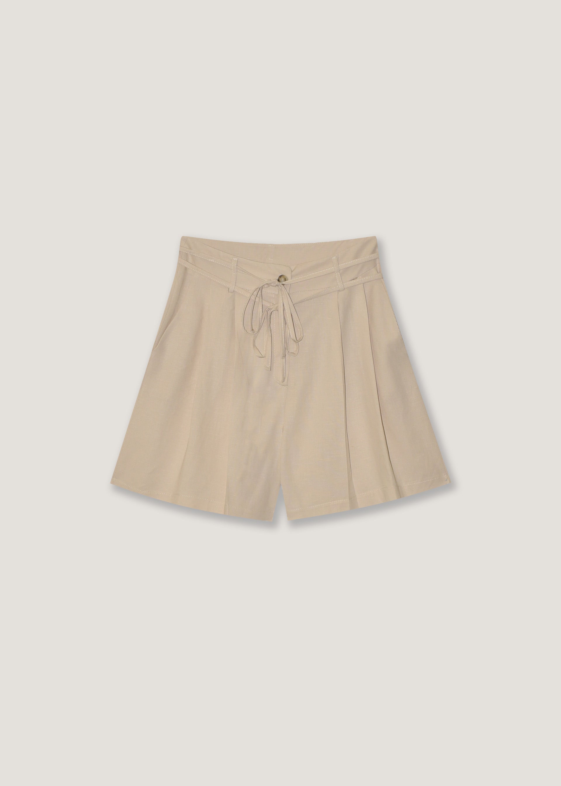 Short in misto lino