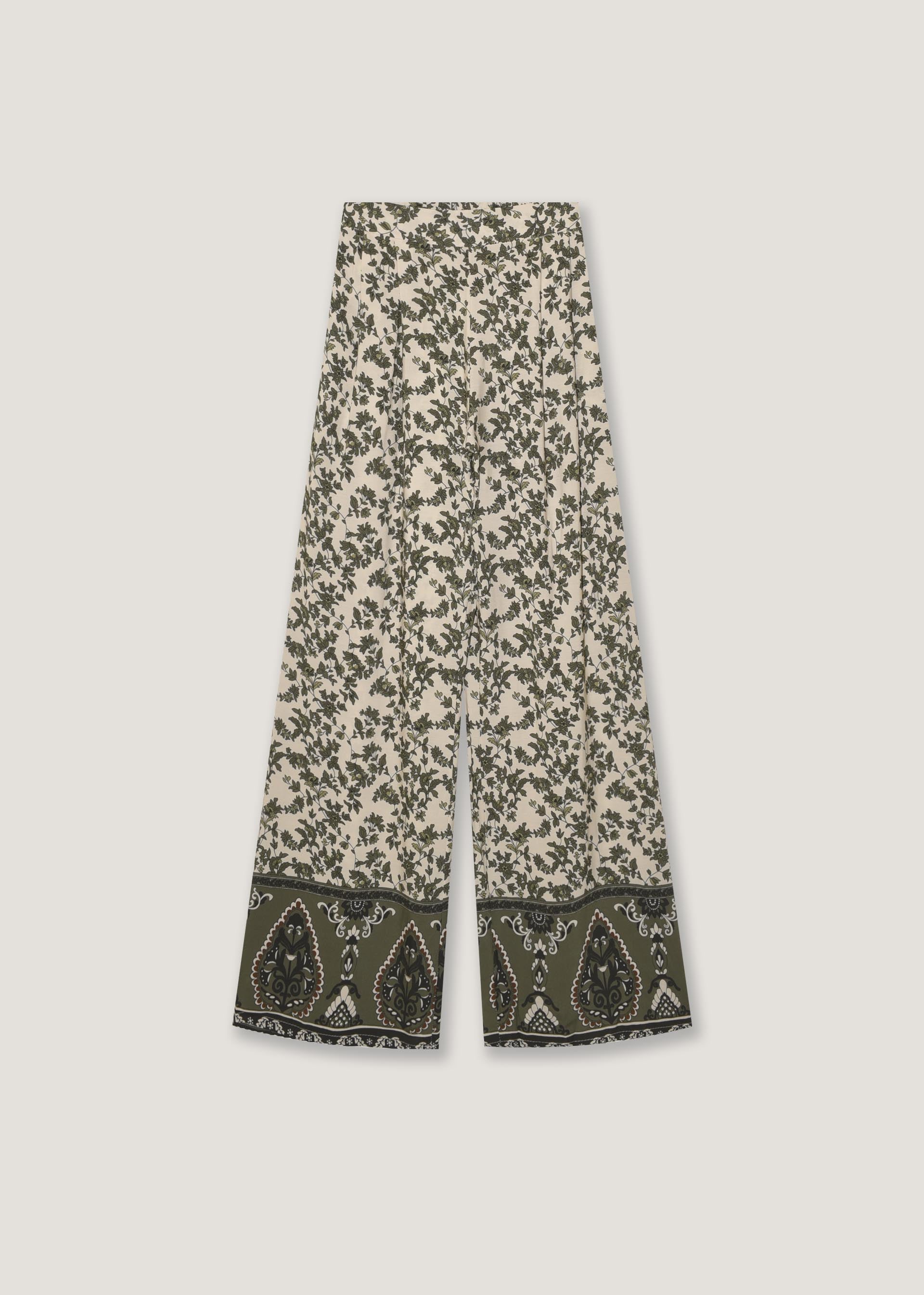 Pantaloni ampi stampati