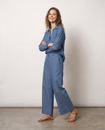 Blusa in chambray