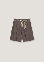Bermuda con cintura foulard