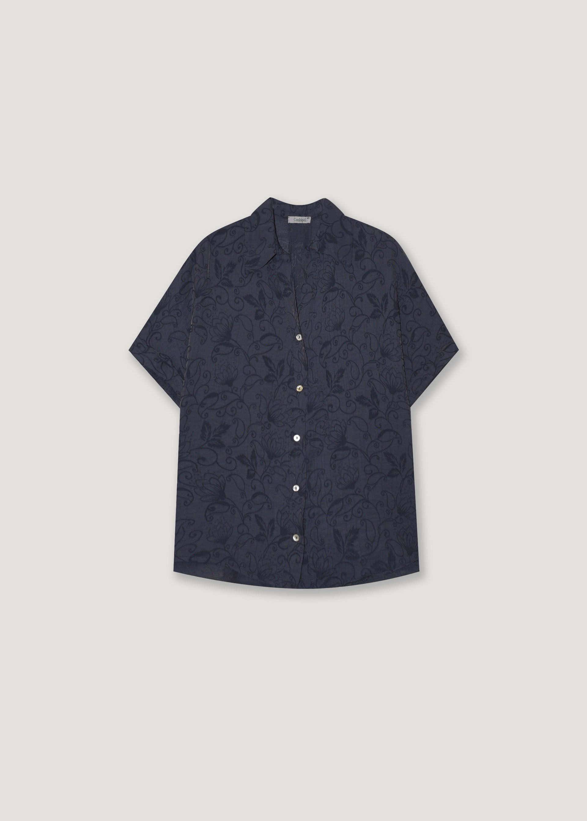 Camicia crinkle maniche kimono