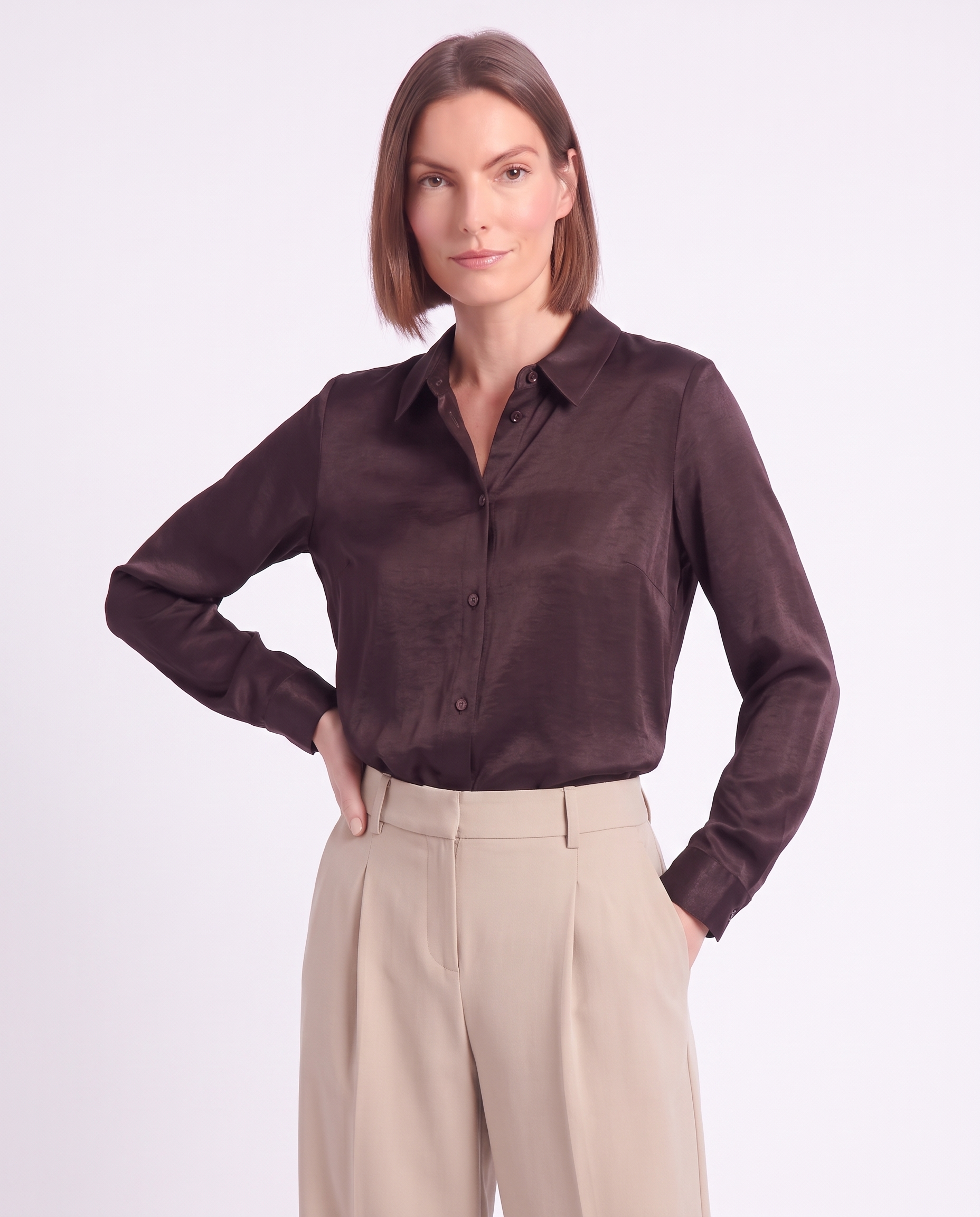 Camicia in raso