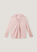 Blusa in tessuto effetto satinato