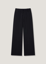 Pantaloni in crêpe a vita alta