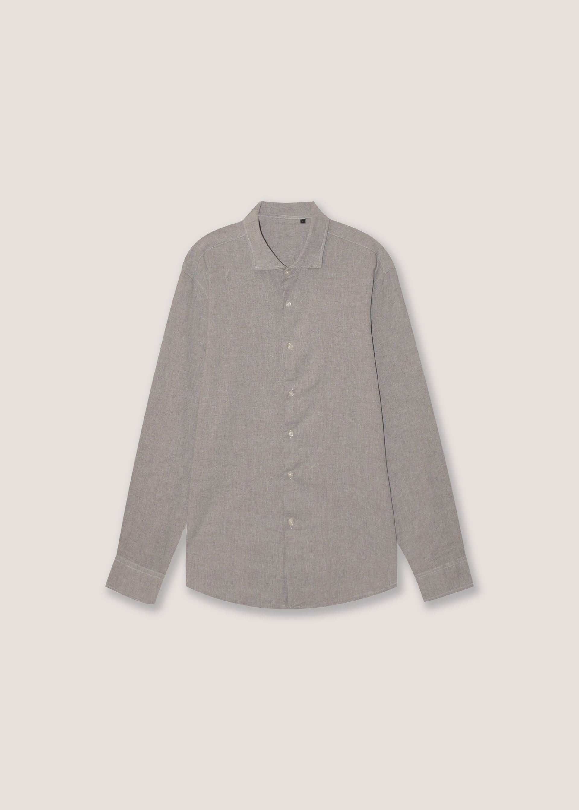 Camicia slim fit in misto lino