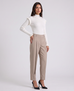 Pantaloni alla caviglia con piega
