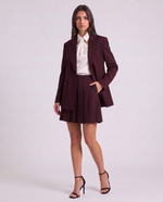 Blazer over con righe