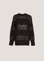 Maglia over in pizzo
