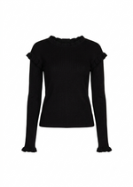 Maglia con inserti rouches