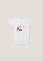 T-shirt con stampa floreale