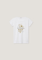 T-shirt con stampa floreale