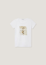 T-shirt con stampa floreale