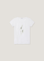 T-shirt con stampa a pennellate