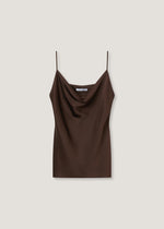 Top con spalline e scollo a gronda